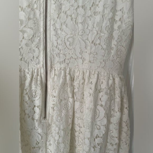 White Lace Classic A-Line Dress | size M | Twik by Simons - Picture 3 of 7